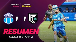 Macará 1  1 Cumbayá FC Resumen Fecha 11  2da Etapa  LigaPro Ecuabet [upl. by Lyontine183]