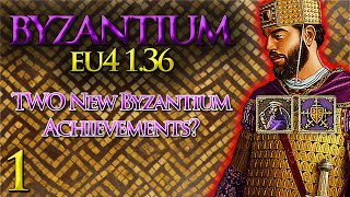 TWO New Byzantium Achievements Yes Please  Byzantium Lets Play  EU4 136  Part 1 [upl. by Aillimac]