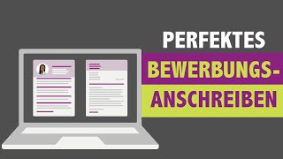 Das perfekte Anschreiben für Deine Bewerbung in nur 3 Schritten [upl. by Ailemap]