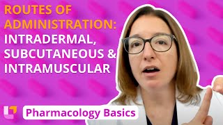 Routes of administration Intradermal Subcutaneous Intramuscular  Pharm Basics  LevelUpRN [upl. by Eleanor]