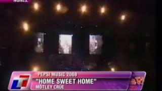 Motley Crue Home Sweet Home Live Pepsi Music Rock Argentina 2008 [upl. by Leamse]