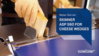 Käse entrinden mit der Weber ASP 560 für Käseecken  Weber Skinner [upl. by Atikkin366]