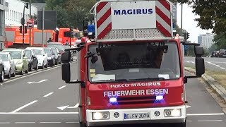 Gasleitung angebohrt  Einsatzkräfte Feuerwache 1 Essen [upl. by Conchita]