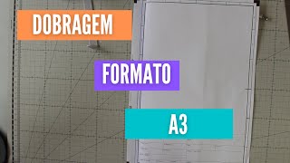 Dobragem da folha A3  NBR 167522020  Curso de Desenho Técnico [upl. by Connors712]