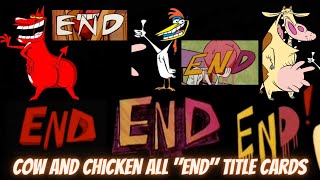 Cow and Chicken All quotENDquot Title Cards [upl. by Violet]