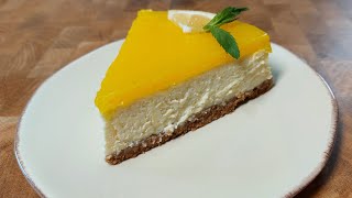 HARİKA SOSUYLA ÇATLAMAYAN LİMONLU CHEESECAKE TARİFİ 🍋  Nükhetin tarif defteri [upl. by Halivah]