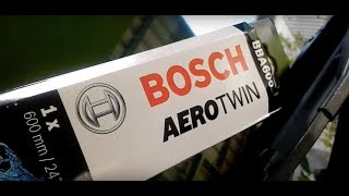 Bosch AeroTwin 24quot 600mm in W202 [upl. by Eerehc]