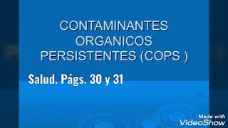 Contaminantes orgánicos persistentes [upl. by Ahsikyt]