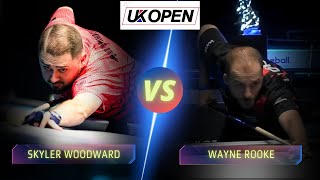 SKYLER WOODWARD VS WAYNE ROOKE  2024 UK OPEN billiards 9ballpool nineball highlights ukopen [upl. by Naimed]