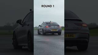 490hp AMG CLA 45 vs Tesla Model 3 Performance dragrace youtubeshorts teslamodel3 credit Carwow [upl. by Rolandson139]