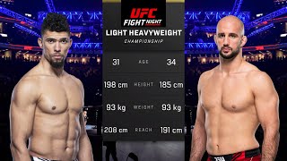 Johnny Walker vs Volkan Oezdemir Full Fight  UFC Fight Of The Night [upl. by Nerradal]