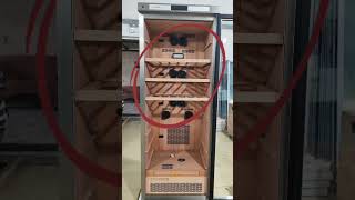 Raching cigar humidor cabinet in production cigars cigarhumidor humidorsportscigars [upl. by Sahcnip]