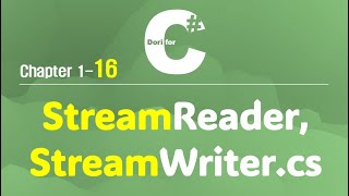 C 강의 Winform 16 StreamReader StreamWriter [upl. by Adahs]