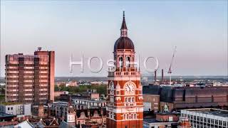 Aerial view of Croydon Town Hall South London United Kingdom [upl. by Germayne]