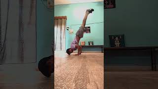 DAY 27 Of HSPU song lyrics cover music love handstandpushup calisthenics shortsviral [upl. by Luapnoj846]