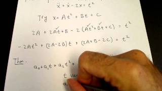 Particular solution for a polynomial [upl. by Papke618]