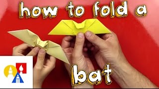 How To Fold An Origami Bat [upl. by Inittirb25]