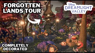 MY FORGOTTEN LANDS IS FINISHEDHALLOWEEN THEMED VALLEY TOURDISNEY DREAMLIGHT VALLEY [upl. by Natanoy550]