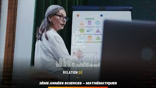 Sommaire ： Mathématiques – 3ᴱ̀ᴹᴱ Sc expérimentales [upl. by Aratal396]