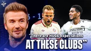 David Beckham discusses Real Madrid Bellingham Man Utd amp Harry Kane  UCL Today  CBS Sports [upl. by Tann]