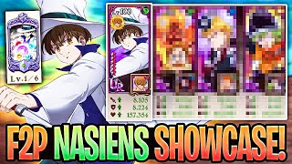 New F2P NASIENS Showcase INSANELY Strong Support Unit  Seven Deadly Sins Grand Cross [upl. by Eivi]