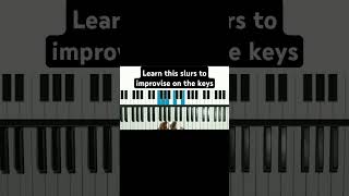 Piano slurs On Chords piano music slurs licks runs passingchords thechords chords [upl. by Mairim]