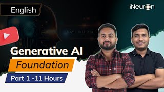 Generative AI Foundations Full Course Part 1 iNeuroniNtelligence [upl. by Eimorej]