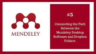 Mendeley Tutorial 5 of 16 Connecting the Path Between the Mendeley Software and Dropbox Folders [upl. by Ahsinrev472]