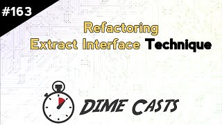 Refactoring Extract Interface Technique [upl. by Barbabas]