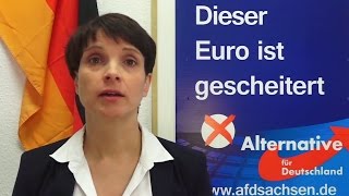 Frauke Petry verzichtet auf Spitzenkandidatur Die WederNochVideobotschaft  DER SPIEGEL [upl. by Tarazi144]