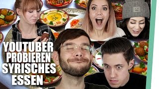 YouTuber probieren syrisches Essen [upl. by Andrews181]