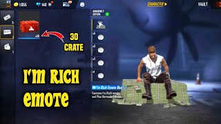 PLAN BERMUDA IM RICH EMOTE 💵 30 CRATE OPENING 🤩  TRX ARMY [upl. by Chamberlain]