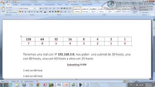 06  Subnetting Con VLSM CyERD [upl. by Grissom820]