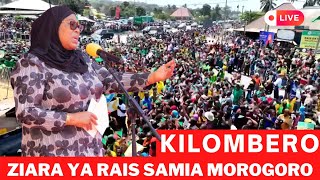 🔴LIVE  RAIS DKT SAMIA AKIFUNGUA DARAJA LA RUAHA NA BARABARA YA KIDATUIFAKARA 61 Km [upl. by Ahsatal]