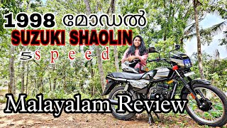 1998  SUZUKI SHAOLIN  Malayalam Review Fully Stock Conditions [upl. by Ojahtnamas159]