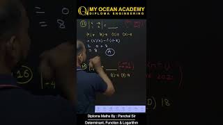 MCQ 14  DETERMINANT FUNCTIONLOGARITHMMATHS1PANCHAL SIR panchalsir maths functions logarithm [upl. by Zel29]