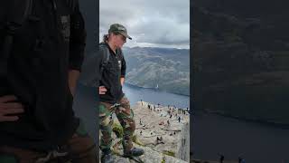 Hiking in Norway preikestolen [upl. by Paten]