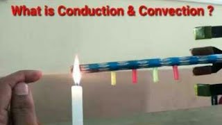 what is conduction convection in hindi  science  method of transfer of heat [upl. by Onahpets]