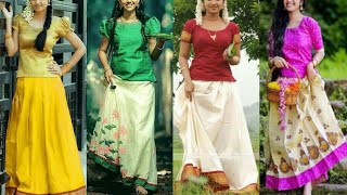 Traditional Pattu Pavadai Blouse Designs 2020  Pattu Langa Blouse Designs  New Model Collections [upl. by Cuyler744]