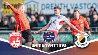 Wie wint in de BOLLENSTREEKDERBY 🌷🤯  Noordwijk vs Katwijk  Samenvatting Betnation Divisie 2324 [upl. by Theressa]