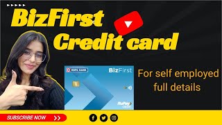 BizFirst credit card kya hota hai  business credit card benefits Rupay credit card credit card [upl. by Bertle]