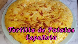 Easy TORTILLA DE PATATAS ESPAÑOLA [upl. by Leyameg]