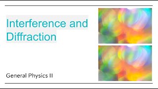 Interference and Diffraction  General Physics II [upl. by Krum248]