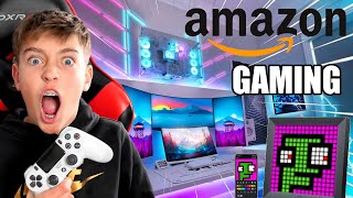 COMPRANDO PRODUCTOS EN AMAZON PARA MI NUEVA HABITACION GAMING [upl. by Clovah]