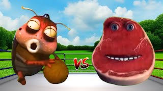 Brown Larva oi oi oi vs Ei Ei Ei Im on vacation Meme battle [upl. by Treborsemaj]