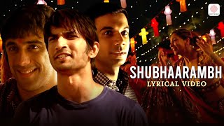 Shubhaarambh  Lyrical Video  Navratri Song  Sushant Singh Rajput Rajkummar R Amit S  Amit T [upl. by Notyalk664]