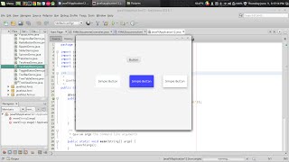 JavaFx JFoenix Tutorial 2  Material Design Buttons [upl. by Launcelot727]