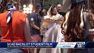 SCAD students using new backlot to shoot their own films [upl. by Alenson836]