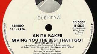 Anita Baker  Giving You The Best That I Got Extended Version [upl. by Ackerley830]