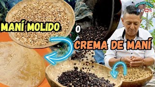 La mejor crema de maní sale del campo 🥜 [upl. by Hinson614]